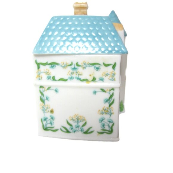 Original Lenox Spice Village Parsley Spice Jar Cottage House Ceramic - Picture 5 of 8